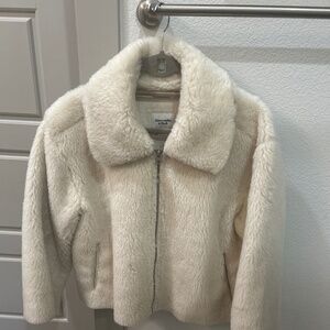 Faux fur jacket